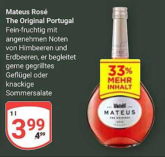 Mateus Rosé - The Original Portugal
