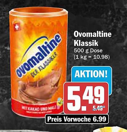 Ovomaltine Klassik 500 g Dose