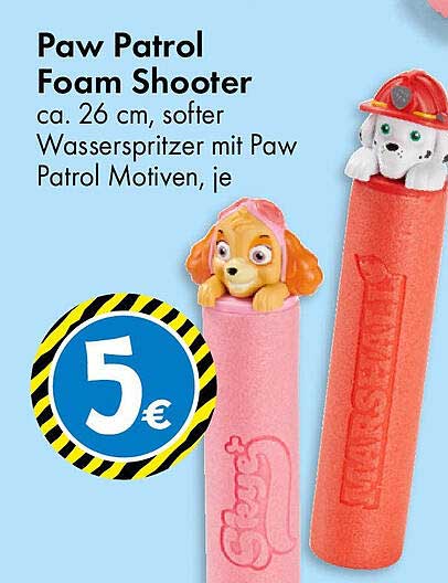 Paw Patrol Foam Shooter - Wasserspaß für die Kleinen