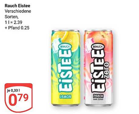 Rauch Eistee – Verschiedene Sorten