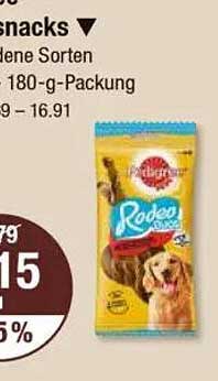Rodeo Snacks für Hunde - 180-g-Packung