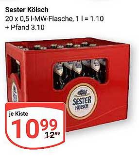 Sester Kölsch 20 x 0,5 l-MW-Flasche