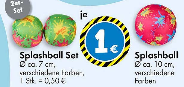 Splashball Set und Splashball - der perfekte Sommer Spaß!