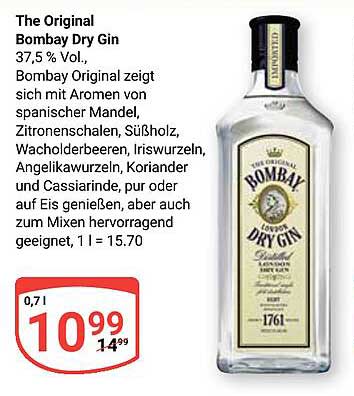 The Original Bombay Dry Gin