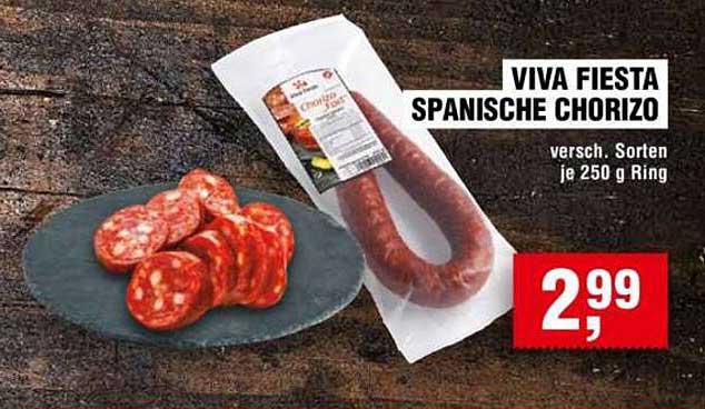 VIVA FIESTA SPANISCHE CHORIZO je 250 g Ring