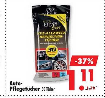 Auto-Pflegetücher 30 Tücher