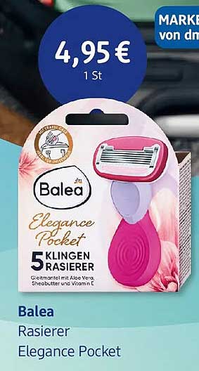 Balea Rasierer Elegance Pocket
