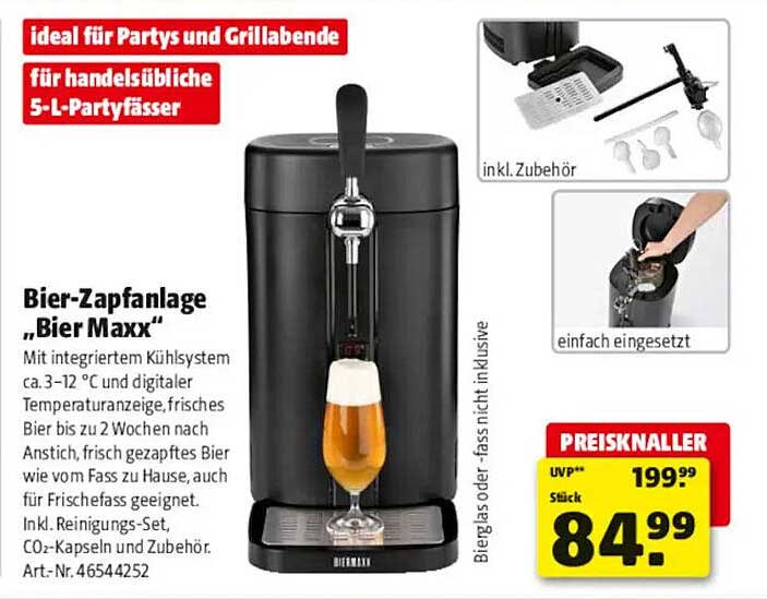 Bier-Zapfanlage „Bier Maxx“