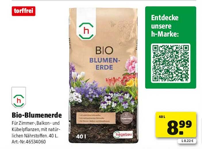 Bio-Blumenerde