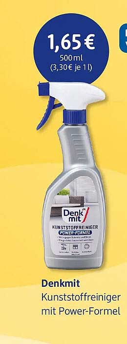 Denkmit Kunststoffreiniger mit Power-Formel
