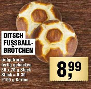 DITSCH FUSSBALL-BRÖTCHEN