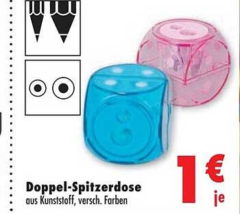 Doppel-Spitzerdose