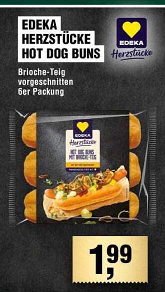 EDEKA HERZSTÜCKE HOT DOG BUNS