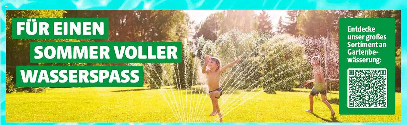 FÜR EINEN SOMMER VOLLER WASSERSPASS