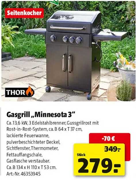 Gasgrill „Minnesota 3“