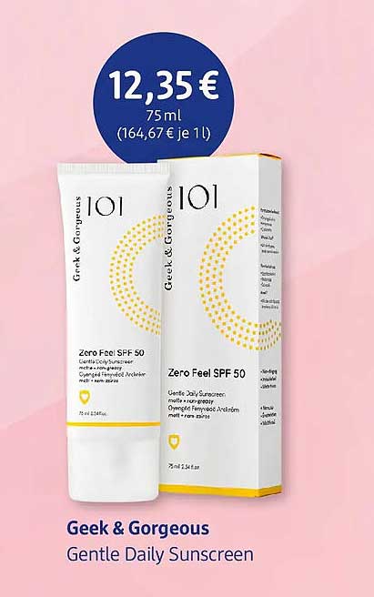 Geek & Gorgeous Gentle Daily Sunscreen
