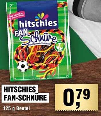 HITSCHIES FAN-SCHNÜRE 125 g Beutel