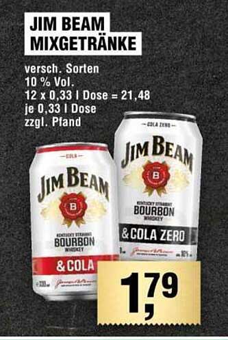 JIM BEAM MIXGETRÄNKE