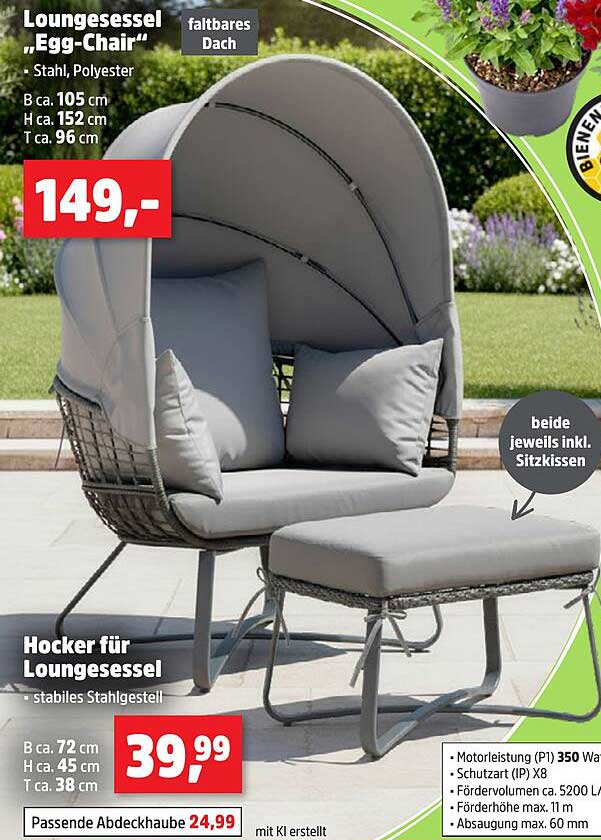 Loungesessel „Egg-Chair“