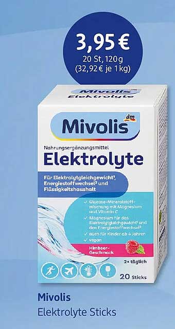 Mivolis Elektrolyte Sticks