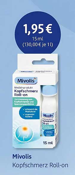 Mivolis Kopfschmerz Roll-on