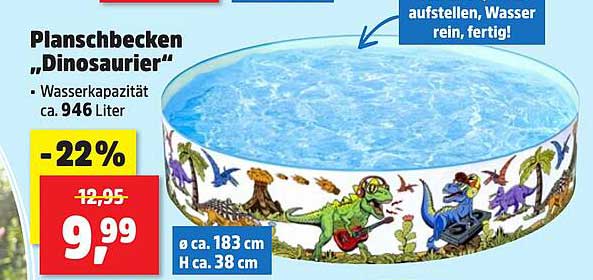 Planschbecken „Dinosaurier“