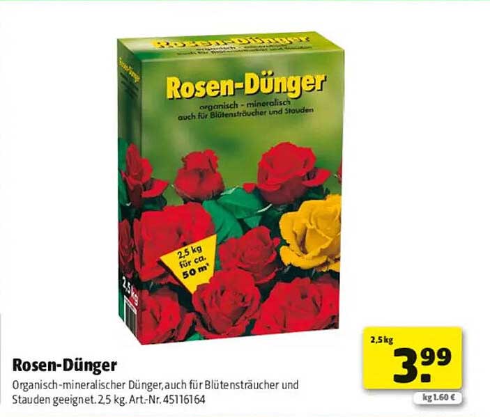 Rosen-Dünger