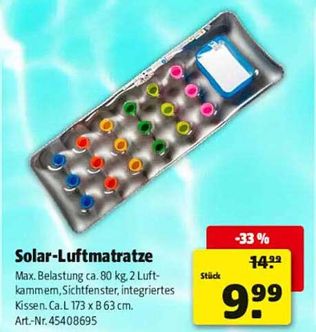 Solar-Luftmatratze