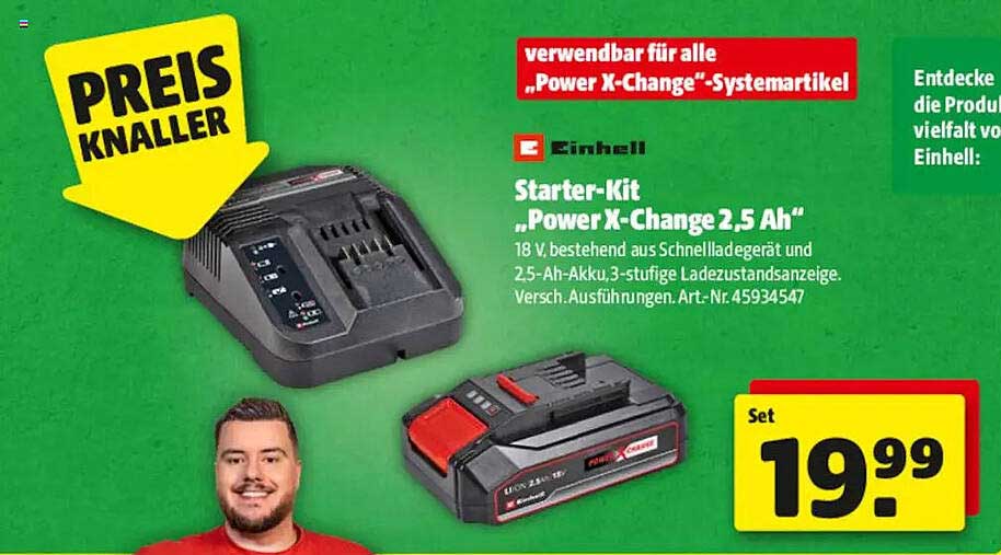 Starter-Kit „Power X-Change 2,5 Ah“
