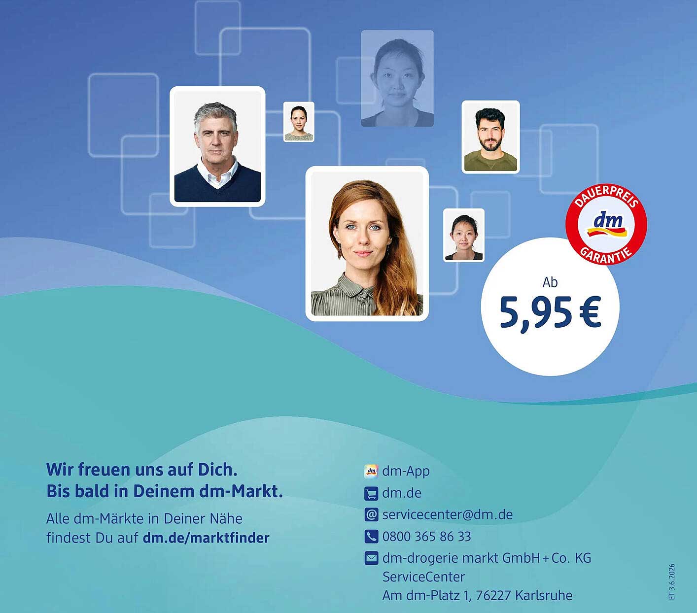 Wir freuen uns auf Dich. Bis bald in Deinem dm-Markt.