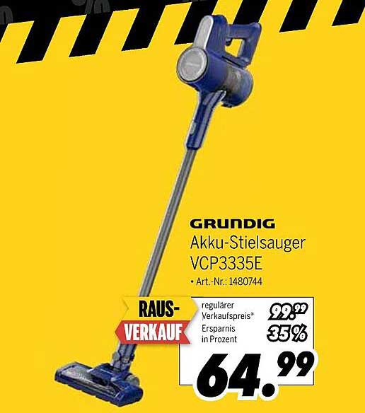 Akku-Stielsauger VCP3335E von Grundig