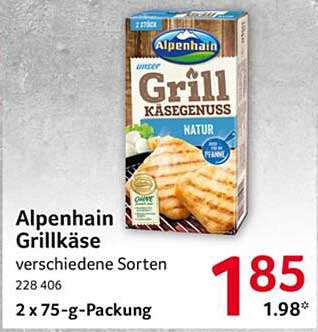 Alpenhain Grillkäse verschiedene Sorten 2 x 75-g-Packung