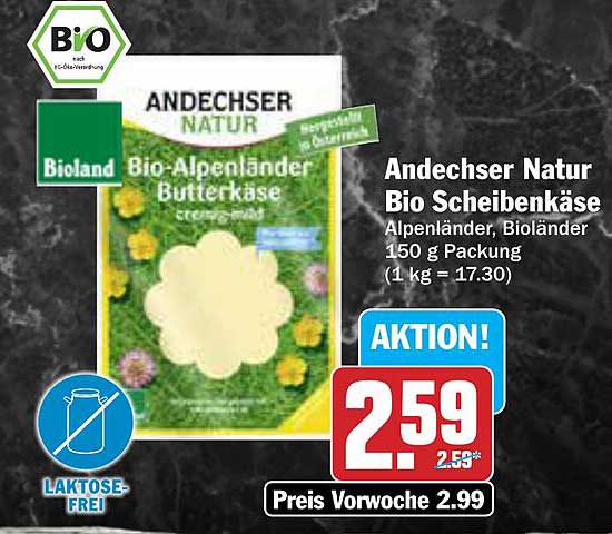 Andechser Natur Bio Scheibenkäse