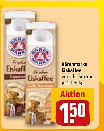 Bärenmarke Eiskaffee 1-Liter-Packungen