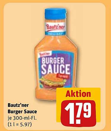 Baut'zner Burger Sauce 300 ml