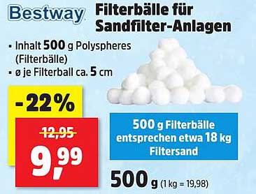 Bestway Filterbälle für Sandfilter-Anlagen