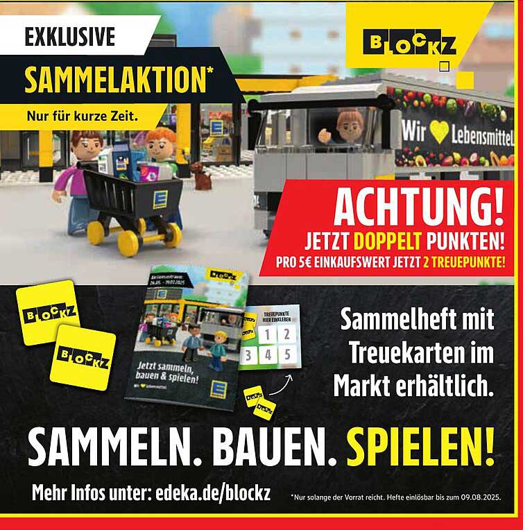 BLOCKZ Sammelaktion – Jetzt doppelt Punkte sammeln!
