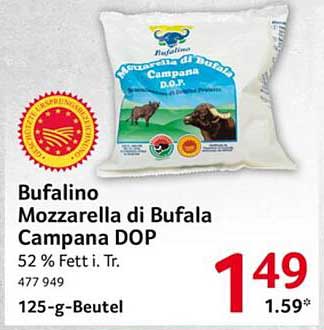 Bufalino Mozzarella di Bufala Campana D.O.P. 125-g-Beutel