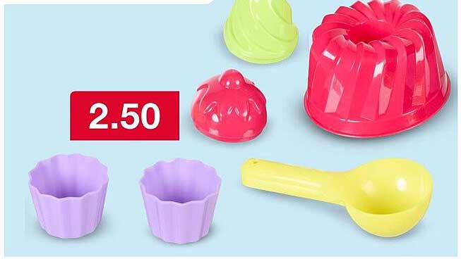 Bunte Backformenset für kreative Backideen