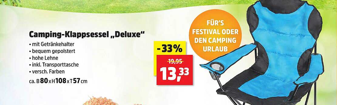 Camping-Klappstuhl „Deluxe“