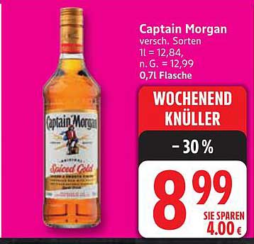 Captain Morgan Spiced Gold 0,7l - Nur für kurze Zeit!