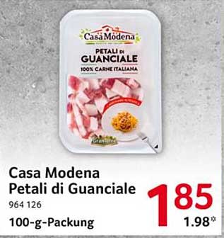 Casa Modena Petali di Guanciale 100% Carne Italiana