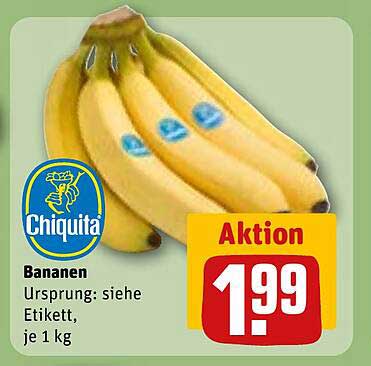 Chiquita Bananen, je 1 kg