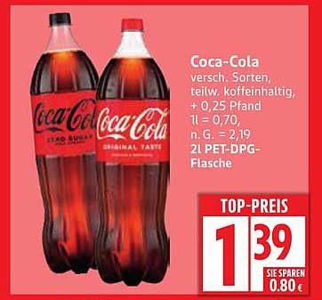 Coca-Cola 2l PET-DPG-Flasche