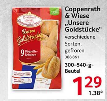 Coppenrath & Wiese „Unsere Goldstücke“ verschiedene Sorten, gefroren 368 861