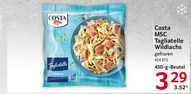 Costa MSC Tagilatelle Wildlachs 450 g Beutel