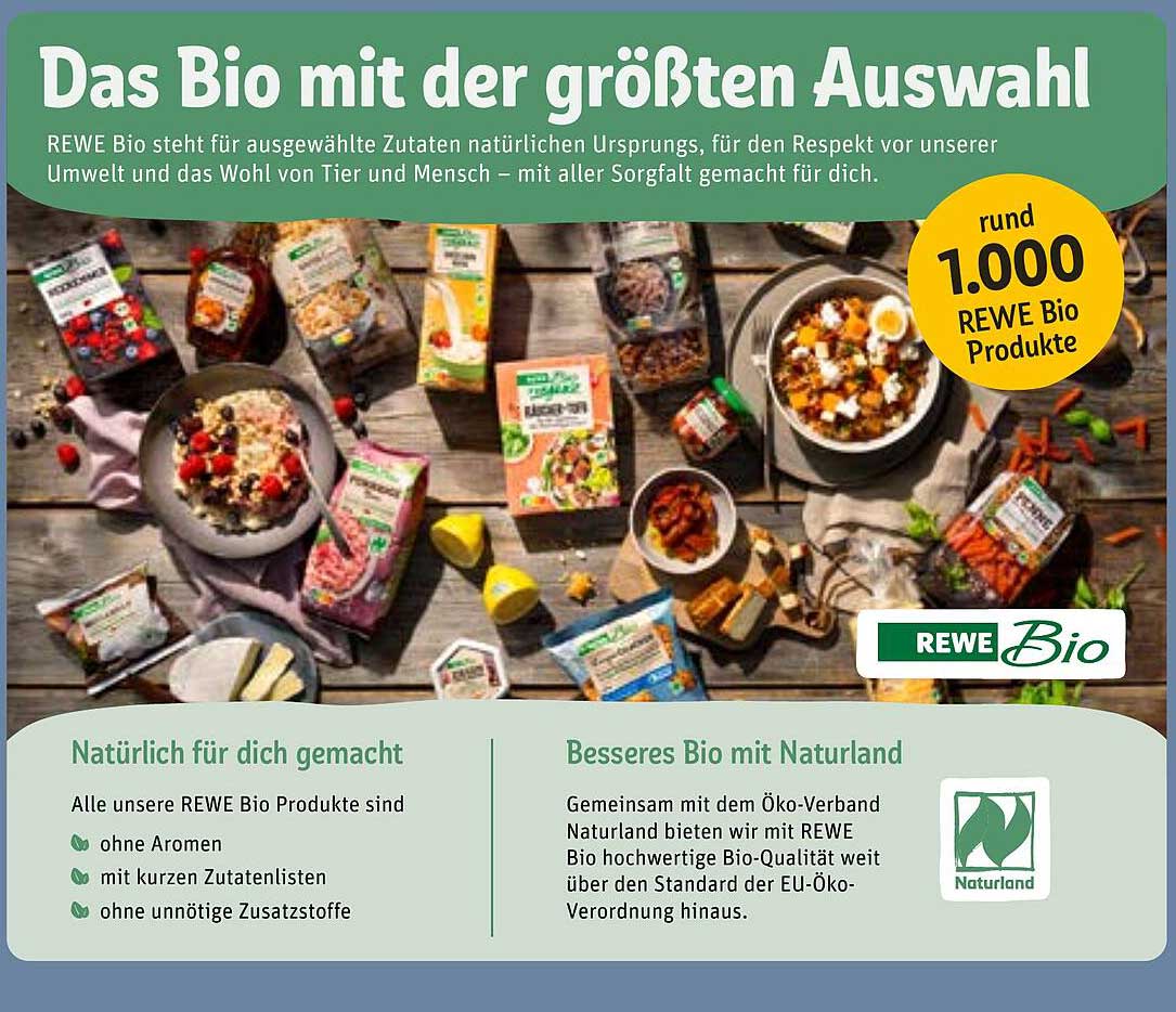 Das Bio mit der größten Auswahl - REWE Bio