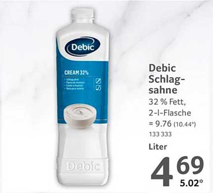 Debic Schlagsahne 32 % Fett