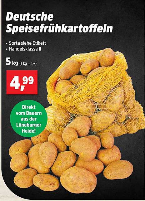 Deutsche Speisefrühkartoffeln 5 kg