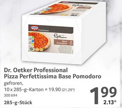 Dr. Oetker Professional Pizza Perfettissima Base Pomodoro